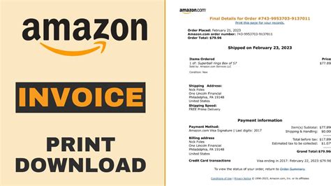 how to print an amazon invoice and the importance of digital receipts in business